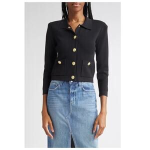 L'AGENCE Osiris Knit Jacket Size Small